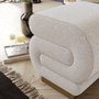 Atelier Del Sofa Puff Crema Ancho 40 cm Alto 42 cm Profundo 42 cm